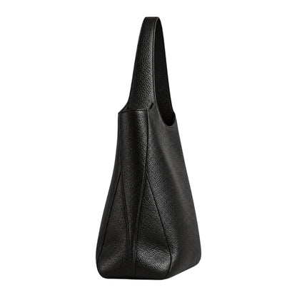 TOTING Black Women’s Tote Handbag – Textured Faux Leather Everyday Shoulder Bag