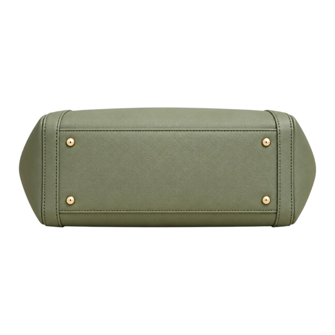 TOTING Sage Green Women’s Tote Handbag – Faux Leather Everyday Shoulder Bag