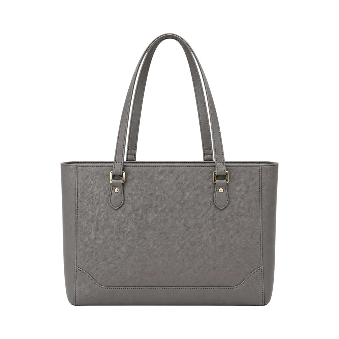 Totzen Grey Bow Detail Tote Bag – Elegant Tassel Front Design