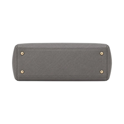 Totzen Grey Bow Detail Tote Bag – Elegant Tassel Front Design